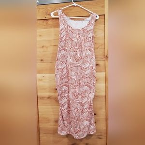 Isabel Maternity Sleeveless T-Shirt Dress, XL